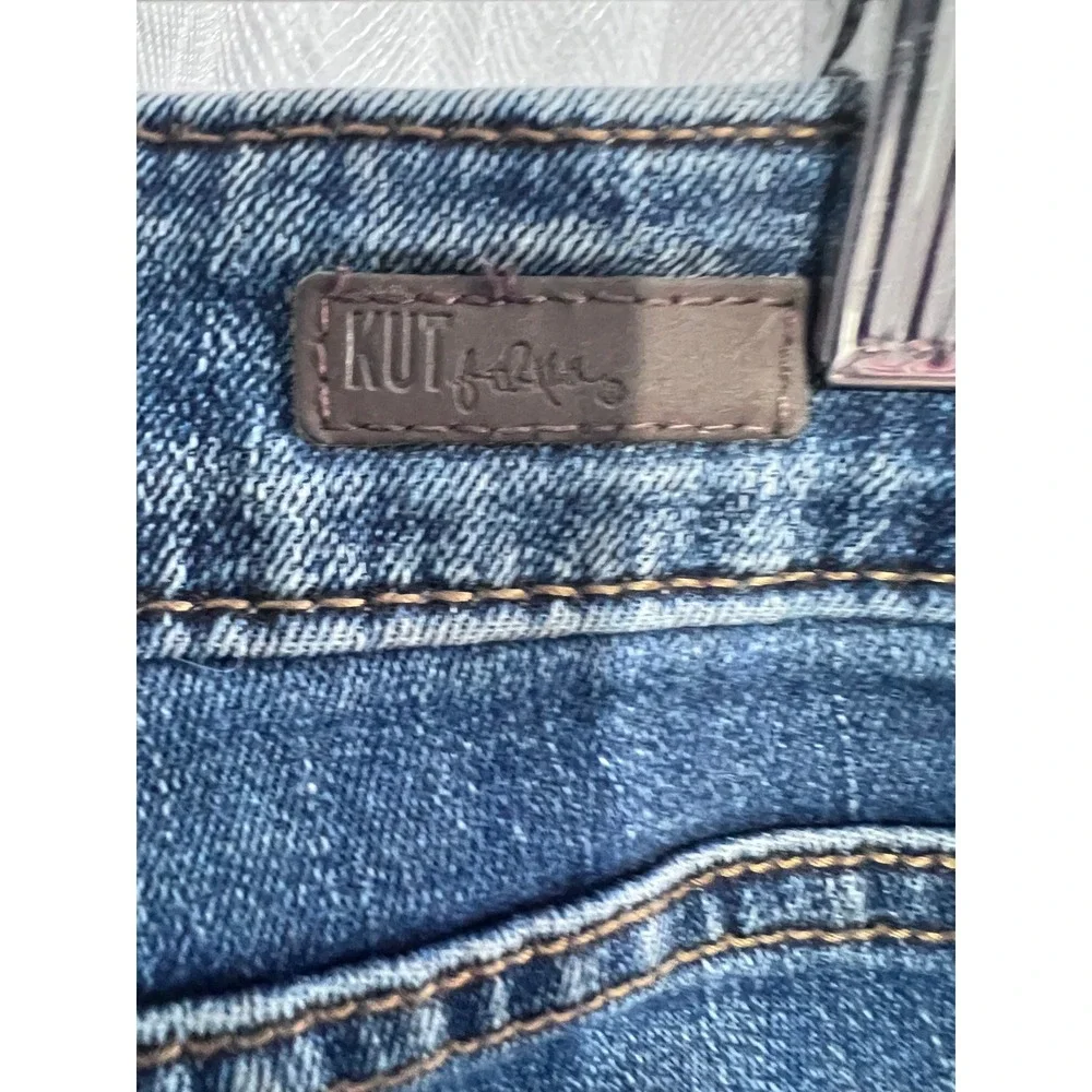 Kut from the Kloth Womens‎ 12P Medium Wash Skinny Jeans KP164PH3SSF Petite Blue